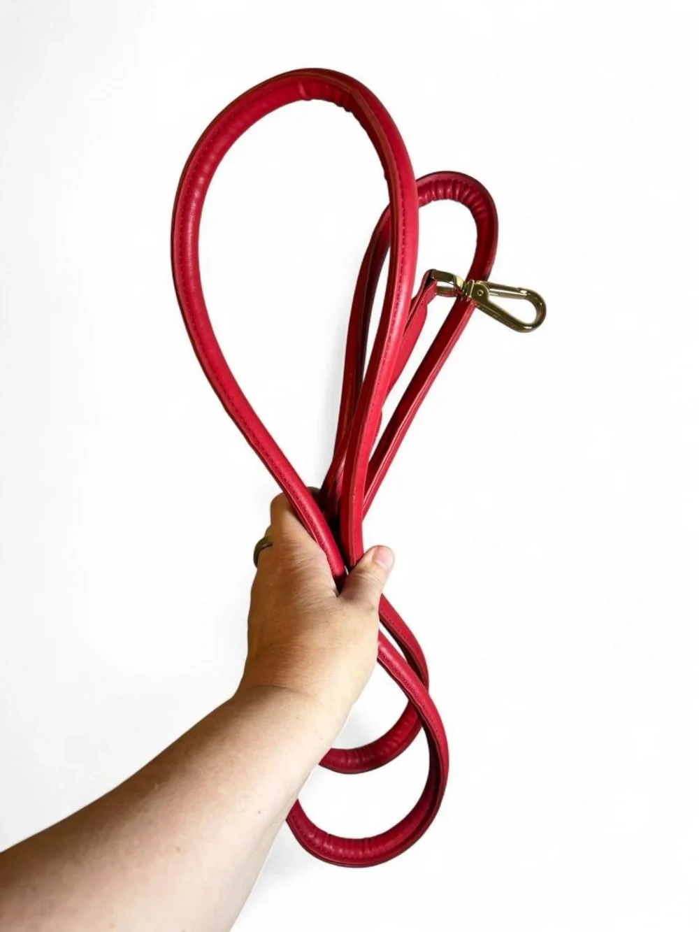 Tommy Hilfiger Iconic Red Vegan Leather Leash